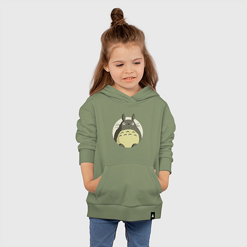Детская толстовка-худи Тоторо удивленный / Авокадо – фото 4
