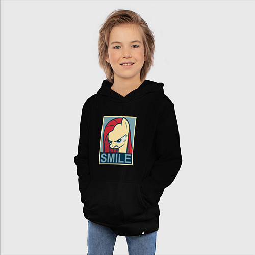 Детская толстовка-худи MLP: Smile / Черный – фото 3