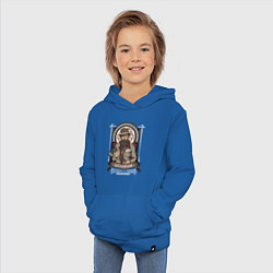 Толстовка детская хлопковая Достоевский Федор, цвет: синий — фото 2