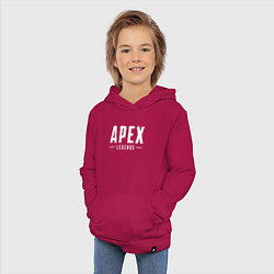 Толстовка детская хлопковая Apex Legends, цвет: маджента — фото 2
