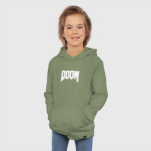Детская толстовка-худи DOOM / Авокадо – фото 3