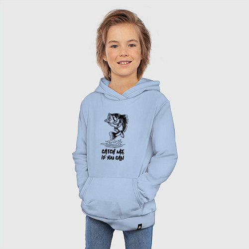 Детская толстовка-худи Catch me if you can / Мягкое небо – фото 3