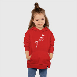 Толстовка детская хлопковая Banksy, цвет: красный — фото 2