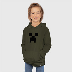Толстовка детская хлопковая Minecraft, цвет: хаки — фото 2