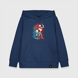 Толстовка детская хлопковая UNDERTALE, цвет: тёмно-синий