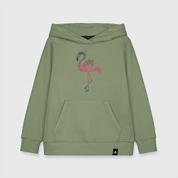 Толстовка детская хлопковая Flamingo, цвет: авокадо