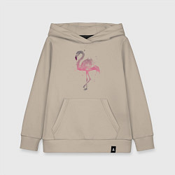 Толстовка детская хлопковая Flamingo, цвет: миндальный