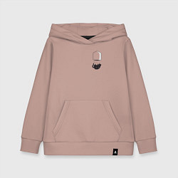 Толстовка детская хлопковая Кот, цвет: пыльно-розовый