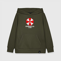 Толстовка детская хлопковая UMBRELLA CORP, цвет: хаки