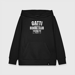 Толстовка детская хлопковая Gatti Boxing Club, цвет: черный