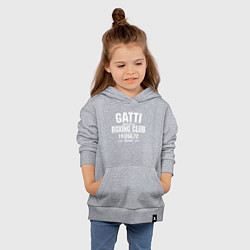 Толстовка детская хлопковая Gatti Boxing Club, цвет: меланж — фото 2