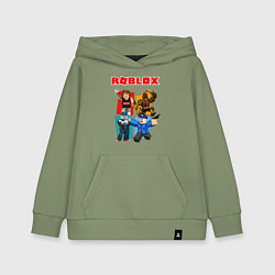 Толстовка детская хлопковая ROBLOX, цвет: авокадо