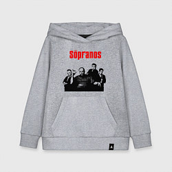 Толстовка детская хлопковая Сопрано постер, цвет: меланж