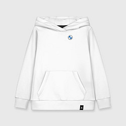 Толстовка детская хлопковая BMW LOGO 2020, цвет: белый