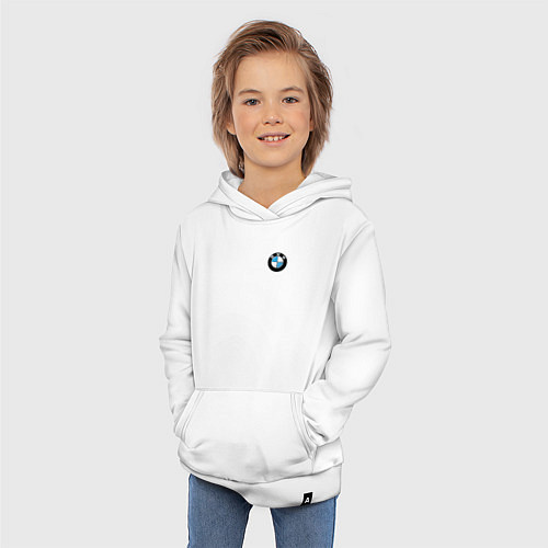 Детская толстовка-худи BMW / Белый – фото 3