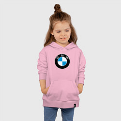 Толстовка детская хлопковая BMW, цвет: светло-розовый — фото 2