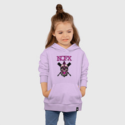 Толстовка детская хлопковая NOFX, цвет: лаванда — фото 2