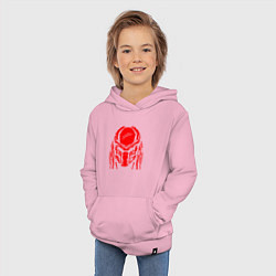 Толстовка детская хлопковая PREDATOR, цвет: светло-розовый — фото 2