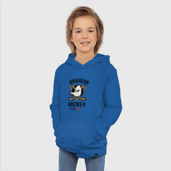 Толстовка детская хлопковая ANAHEIM DUCKS, цвет: синий — фото 2