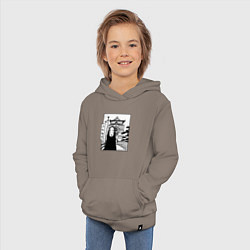 Толстовка детская хлопковая No-Face Spirited Away Ghibli, цвет: утренний латте — фото 2