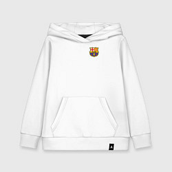 Толстовка детская хлопковая BARCELONA, цвет: белый