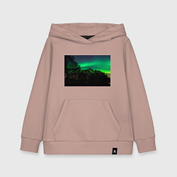 Детская толстовка-худи Северное сияние