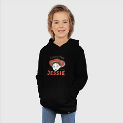 Толстовка детская хлопковая Jessie, цвет: черный — фото 2