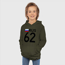 Толстовка детская хлопковая RUS 62, цвет: хаки — фото 2