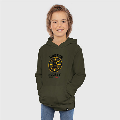 Детская толстовка-худи BOSTON BRUINS NHL / Хаки – фото 3