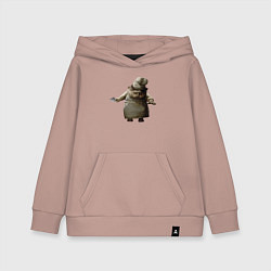 Толстовка детская хлопковая Little Nightmares 2, цвет: пыльно-розовый