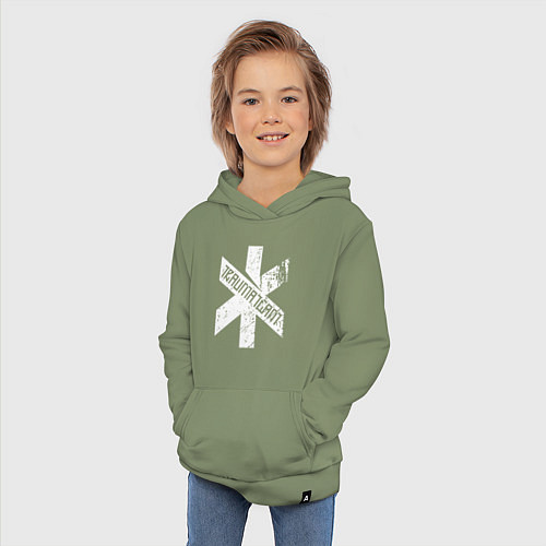 Детская толстовка-худи TRAUMA TEAM Cyberpunk 2077 / Авокадо – фото 3