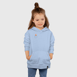 Толстовка детская хлопковая Рагнар в кармане, цвет: мягкое небо — фото 2