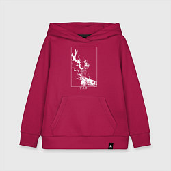 Толстовка детская хлопковая Черный Аста Чёрный клевер, цвет: маджента