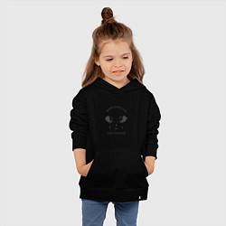 Толстовка детская хлопковая Инопланетянин, цвет: черный — фото 2