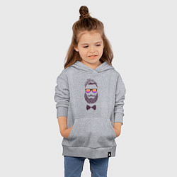 Толстовка детская хлопковая Барбер, цвет: меланж — фото 2