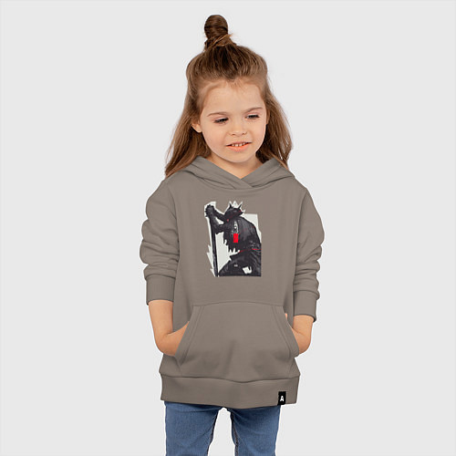 Детская толстовка-худи Bloodborne / Утренний латте – фото 4