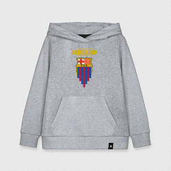 Толстовка детская хлопковая Барселона Испания, цвет: меланж