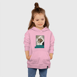 Толстовка детская хлопковая Шлёпа, цвет: светло-розовый — фото 2