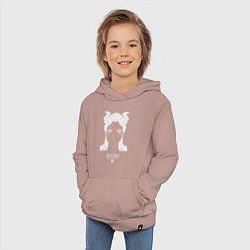 Толстовка детская хлопковая Акаша из Доты 2, цвет: пыльно-розовый — фото 2