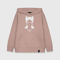 Толстовка детская хлопковая Акаша из Доты 2, цвет: пыльно-розовый