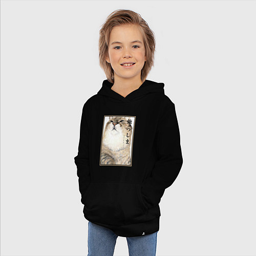 Детская толстовка-худи Я, Цусима / Черный – фото 3