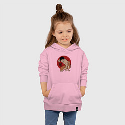 Толстовка детская хлопковая Герой Шинра, цвет: светло-розовый — фото 2