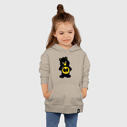 Толстовка детская хлопковая Wu-Tang Bear, цвет: миндальный — фото 2