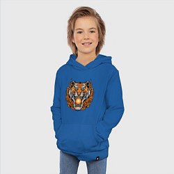 Толстовка детская хлопковая Magic - Tiger, цвет: синий — фото 2