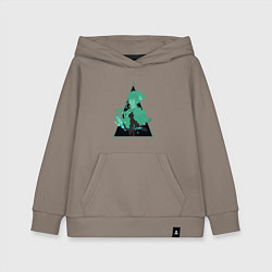 Толстовка детская хлопковая Genshin Impact VentiВенти, цвет: утренний латте