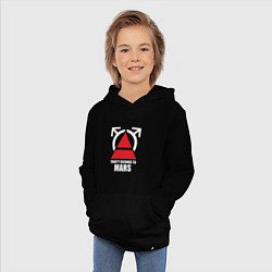 Толстовка детская хлопковая 30 Seconds To Mars Logo, цвет: черный — фото 2