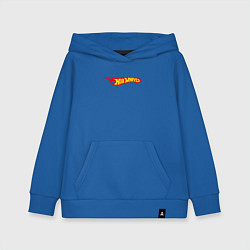 Толстовка детская хлопковая Hot Wheels Big Fire Logo, цвет: синий