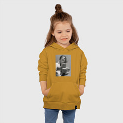 Толстовка детская хлопковая Salvador Dali & cross, цвет: горчичный — фото 2