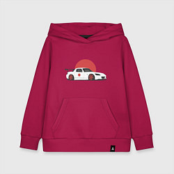 Толстовка детская хлопковая Honda s 2000, цвет: маджента