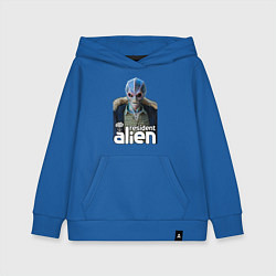 Толстовка детская хлопковая Resident alien, цвет: синий